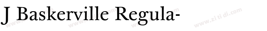 J Baskerville Regula字体转换